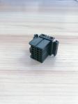 Female 12 Pin Automotive Wire Connectors , Black Car Light Connectors