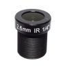 Buy cheap Tachograph Lens M12 Fixed 1/4 2.6mm 120 Wide Angle CCTV Lens For OV9712/OV9732/H42 HD 720P CCTV Camera from wholesalers