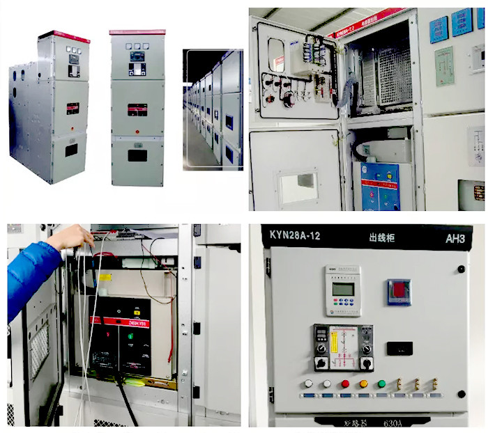 KYN28-12 Withdrawable High Voltage Switchgear Air Insulated Switchgear For Power Distribution