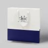 Buy cheap White Eco Friendly Reusable Shopping Bags Custom Kraft Paper Packaging Bags from wholesalers