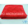 Buy cheap Microfiber Warp-Knitted Car Cleaning Cloth Red / Blue , Car Wash Microfiber Towels from wholesalers