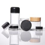 Custom Design Personal Care Frosted Skincare Cream Glass Jar Bottle Manufacturer
