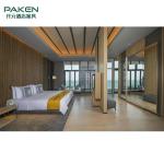 Apartment Walnut Solid Wood Custom Hotel Furniture
