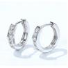 Buy cheap 18K Gold Diamond Simple OL Stud Earrings 2.3g 18K Three-Color Ear Stud from wholesalers