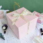 Black Pink 210gsm-400gsm Wedding Paper Box Paperboard Wedding Dress Packing Box