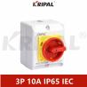 Buy cheap 10A 3 Pole Waterproof Rotary Isolator Switch Changeover IEC Standard from wholesalers