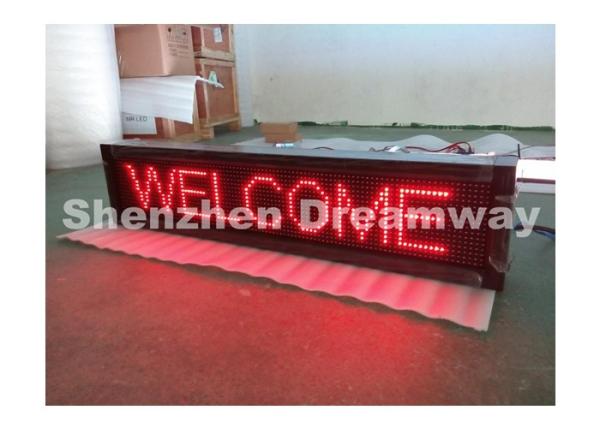 Buy cheap PH 10 Indoor LED Moving Message Display Single Red with CE / UL Standard from wholesalers