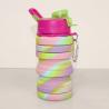 Buy cheap 500ml Eco Friendly Silicone Water Bottle For Sport Travel Drinking from wholesalers