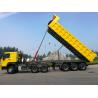 Buy cheap Customization Hydraulic 3 Axles Cargo Dump Tipper Semi Trailer from wholesalers