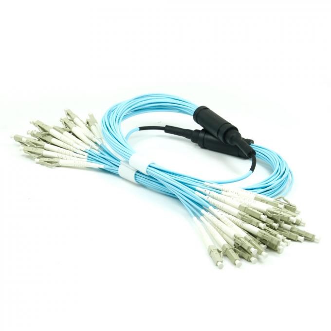 OM3 Multimode Branch Multicore 0.5M LC Optical Fiber Jumper