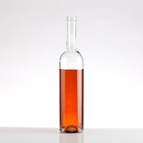 Buy cheap Customized Transparent Glass Gin Bottle 500ml 750ml Frosted Spirit Liquor Vodka from wholesalers