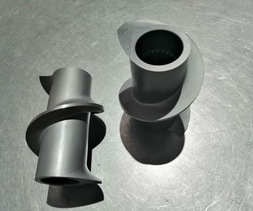 SAM10 D128/128 Single Flighted Twin Screw Extruders Screw Element Wear Resistant