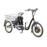 Buy cheap 22" Electric Adult Tricycles Black 3 Wheel Electric Trike With Rear Luggage Carrier from wholesalers
