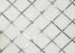 Interior 316l Stainless Steel Wire Mesh Crimps Woven Metal Building Facade using