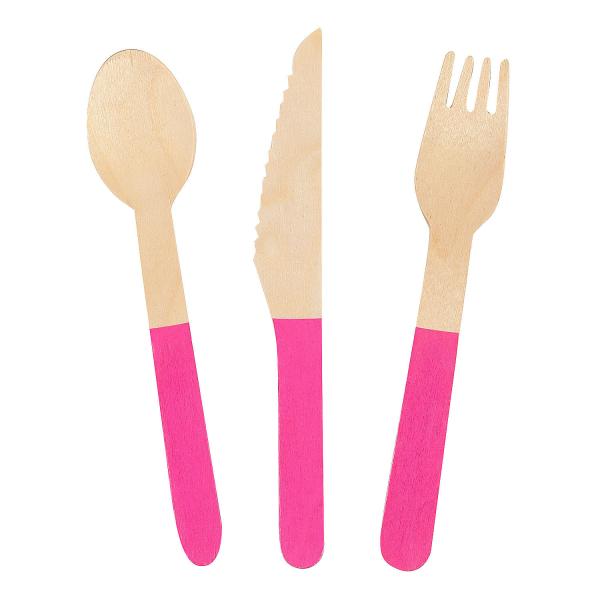 Buy cheap 160mm Dyeing wooden cutlery Disposable wooden cutlery set from wholesalers
