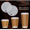 Buy cheap Biodegradable Eco friendly Disposable Cornstarch CPLA Cup,hot sale plastic coffee cup lid manufacturers fit for paper co from wholesalers