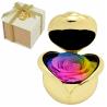 Buy cheap Amazon Wholesale Gold Plated Color Metal Ring Box Stabilized Roses in Box from wholesalers