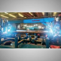 Buy cheap Carbon Steel Straight Pipe Flange Four Heads Welding Station PF4H-24M product