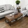 Buy cheap Coffee Table With 2 Drawers For Sale, Rustic Coffee Table Furniture, Living Room Furniture, ULCT43X from wholesalers