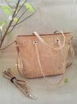 vegan cork handbag, ladybag, girl bag