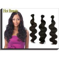 Buy cheap Tangle - Free Cambodian Virgin Hair / Malaysian Body Wave Hair Extensions Sleek product