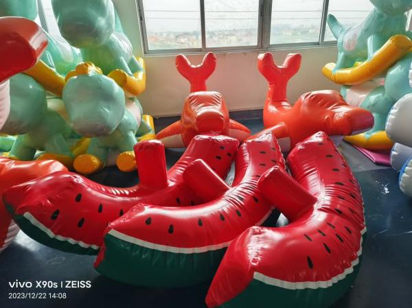 Buy cheap PVC Tarpaulin Indoor Playground Inflatable Toys Watermelon Games For Kids from wholesalers