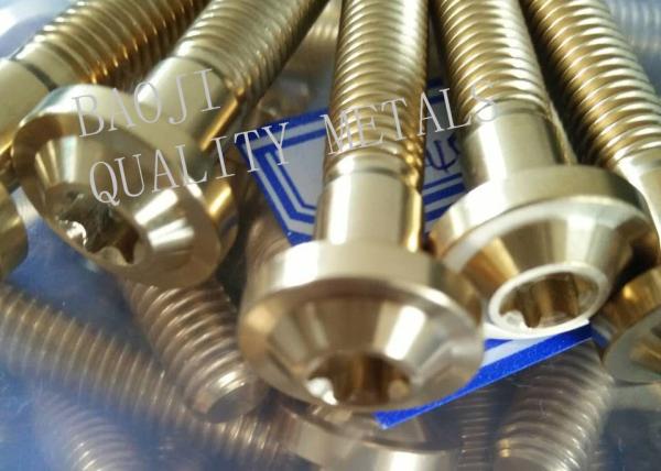 Buy cheap DIN933 M2 Titanium Screws Gr1 Gr2 Alloy Material For Telecommunications from wholesalers