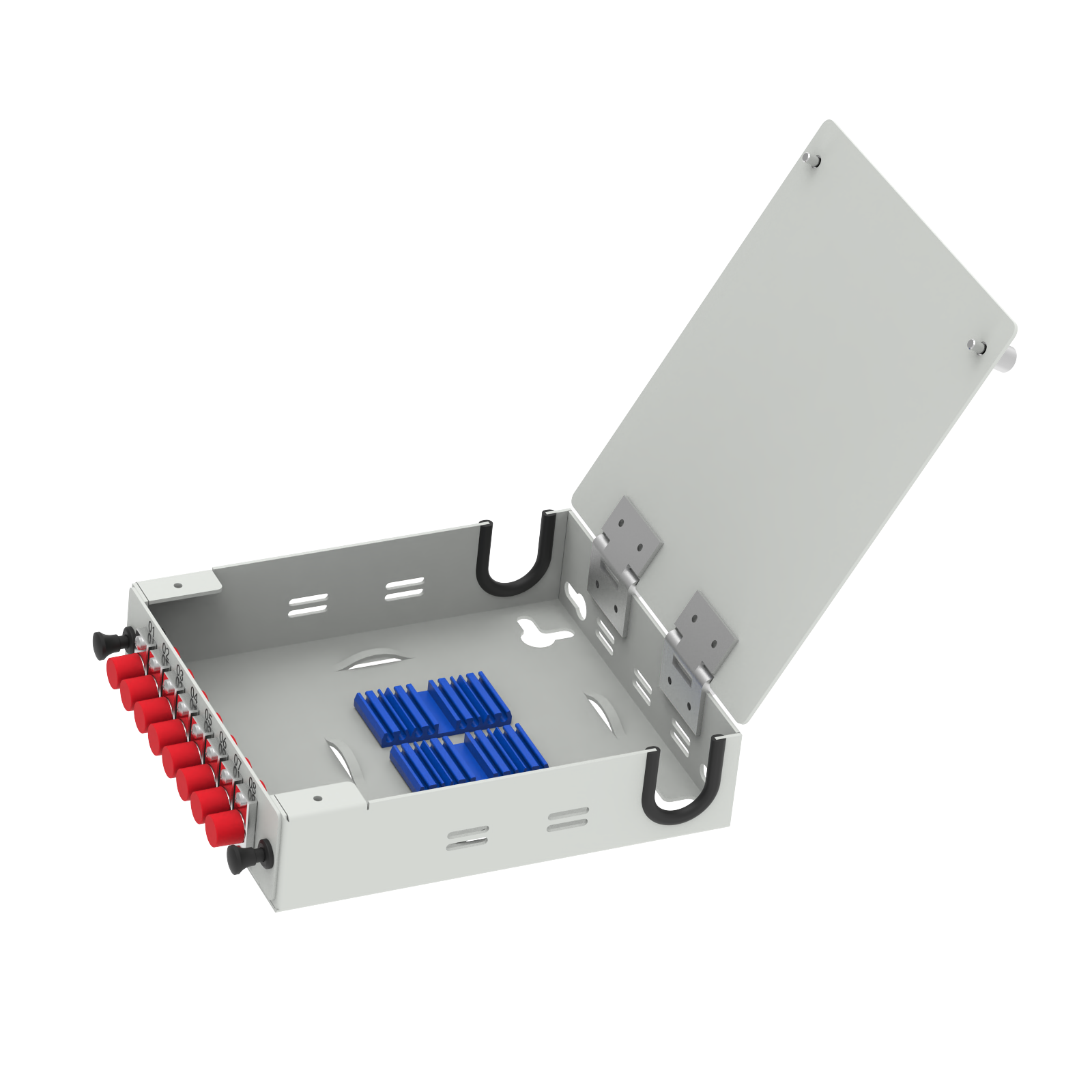 FC UPC Type 8 Cores Fiber Optic FTTH Terminal Box for Network and ODN Distribution