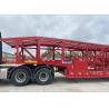 Buy cheap 3 Axle Car Carrier Vehicle Transportation Lowbed Semi Trailer with Air Suspension System from wholesalers