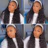 Buy cheap Silk Scarf 10A Headband Hair Wig Glueless Human Hair Wigs Deep Wave from wholesalers