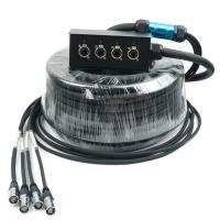Buy cheap Multi-Channel 4 Channel Signal Sockets Industrial Electric CAT6 SF/UTP Network product