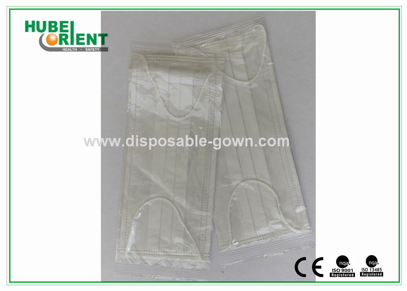 Disposable Anti Static Earloop Polycellulose ESD Face Mask