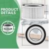 Buy cheap EN-1822 Standard H13 True Hepa Filter with Cardboard or Plastic Frame for Air Purifier from wholesalers