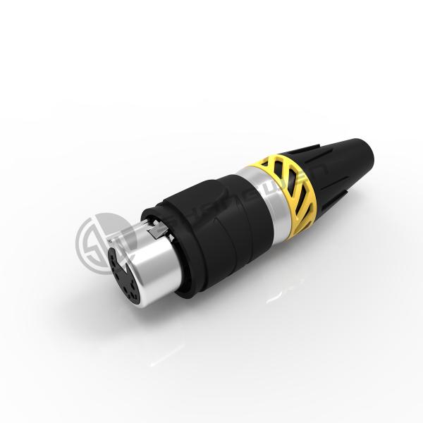 Buy cheap Audio XLR 5 Pin Waterproof Electrical Connectors Ip65 Female Plug from wholesalers