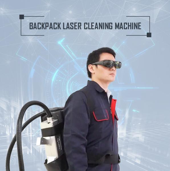 Quality CE Backpack Laser Rust Removal Machine Phone Bluetooth Wireless Connection for sale