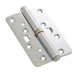 Zinc Powder Coated Gate Hinges Black Alloy Steel Lightweight Nice Looking