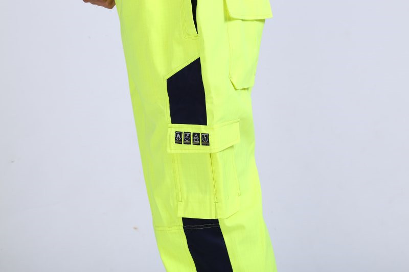 Hi Vis Light Weight Anti Static Flame Retardant Overalls