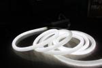 top quality white led neon flex light 220v 360 round 100leds/m for building