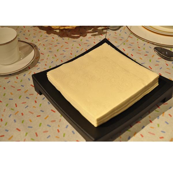 Buy cheap 140gsm 33x33cm Cloth Like Color Paper Napkin Tableware Decoration from wholesalers