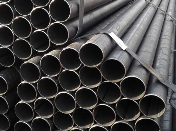 Buy cheap 6 Meters Flat End Black Welded Steel Pipe Round Shape For Construction from wholesalers