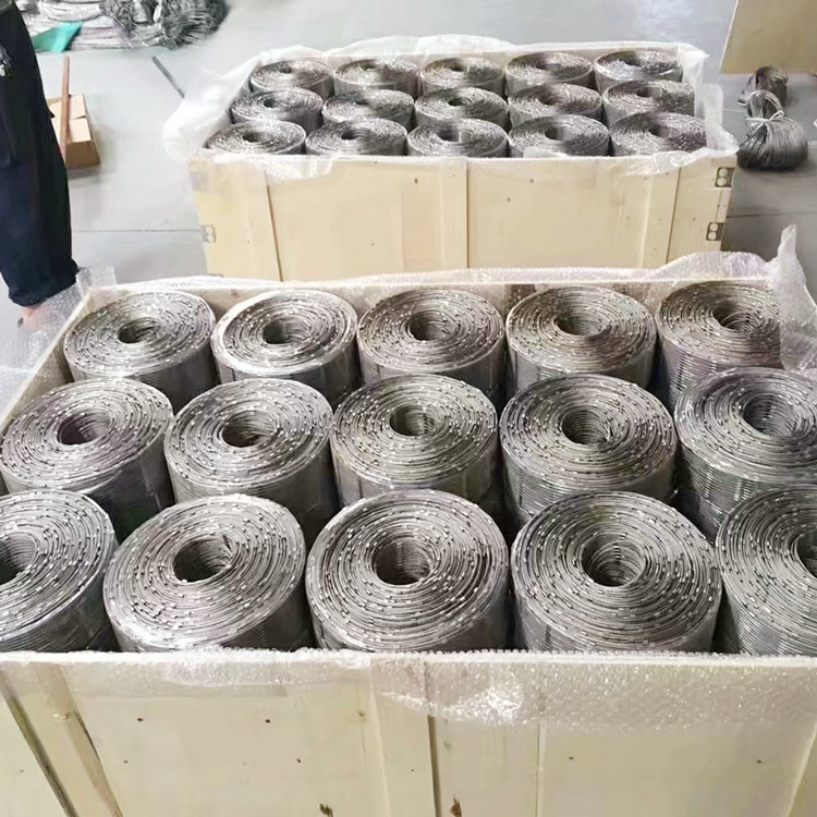 20mm Hole 316 Stainless Steel Wire Rope Ferrule Mesh Netting For Balustrade