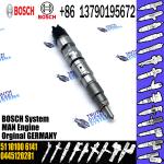 Common rail injector 0445120281 0445120311 For MAN 51101006121 51101006141
