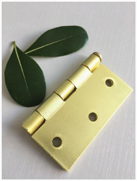 Buy cheap Loose Pin Heavy Duty Shed Door Hinges Matt Brass Butt Type Wooden Packing from wholesalers