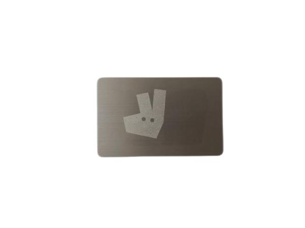 Buy cheap Brushed Etch Silk Screen 0.5mm Metal Business Cards Double Sided from wholesalers