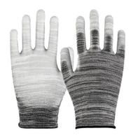 Buy cheap Polyester Nylon Polyurethane Gloves Breathable Polyurethane Coated Work Gloves product