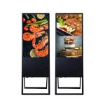 Loop Indoor Advertising LCD LED Display Screen Floor Standing 43 Inch TFT Non