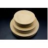 Buy cheap 9 Inch Bamboo Wooden Plates Kitchen Untensils Natural Round from wholesalers