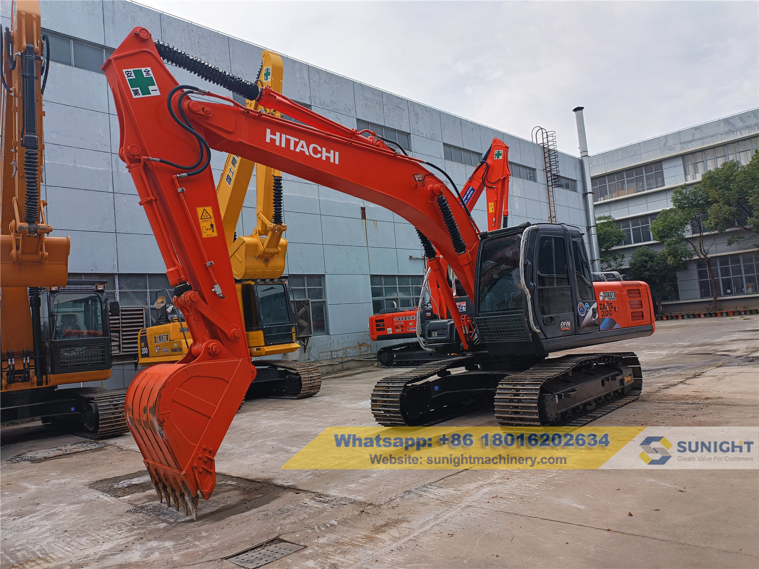 Isuzu 6BG1 Engine Used Hitachi Excavator 0.25m3 To 1.0m3 Working Hours 1000 To 2300Hours
