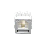 Exact Cables ABS CAT5E UTPJ11 Gold-plated 4-core CAT6 Networking Outlet for