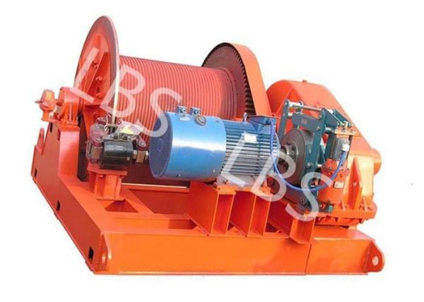 Buy cheap 10 Ton Electric Winch Machine With LBS Groove Drum / Electric Crane Winch from wholesalers